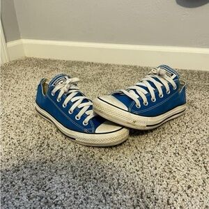 Blue Low Top Converse